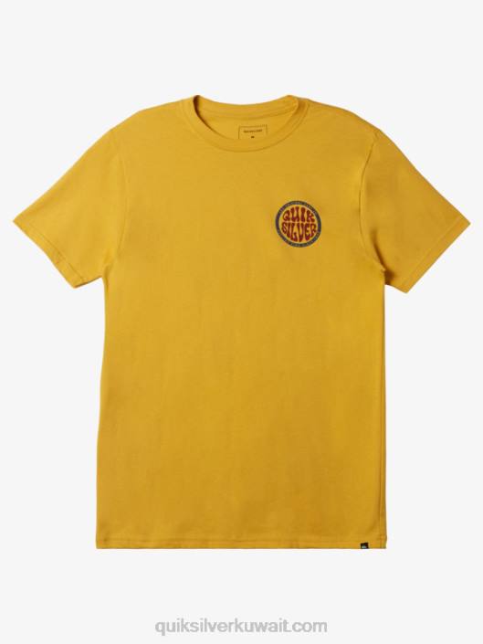 أكثر جرأة تي شيرت Quiksilver رجال 680047 صفار أصفر