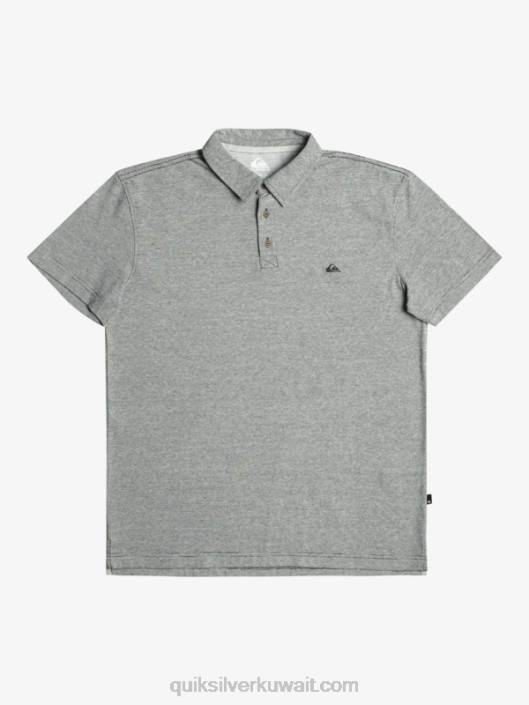 قميص بولو بأكمام قصيرة Quiksilver رجال 6800476 أسود