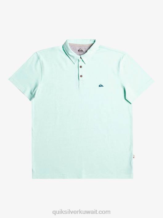قميص بولو بأكمام قصيرة Quiksilver رجال 6800481 زجاج الشاطئ