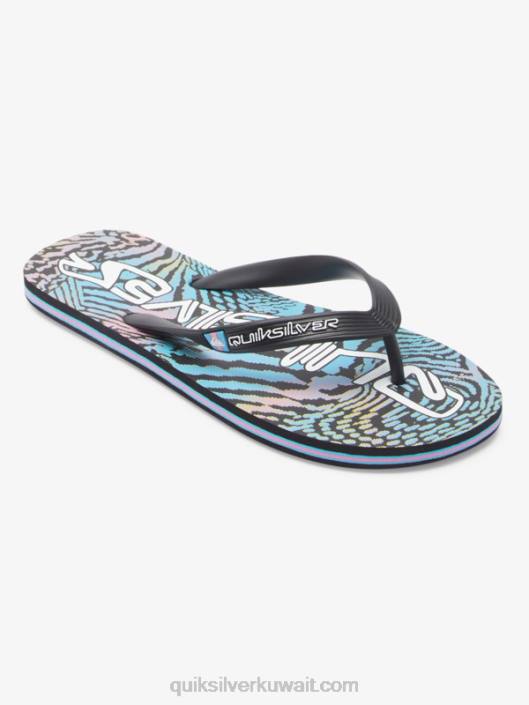 شبشب فن مولوكاي Quiksilver رجال 6800514 أسود / وردي / أزرق