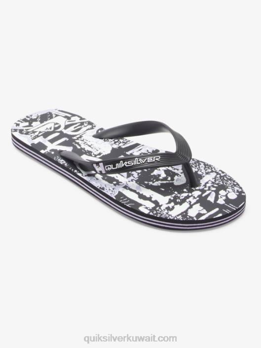 شبشب فن مولوكاي Quiksilver رجال 6800520 أسود