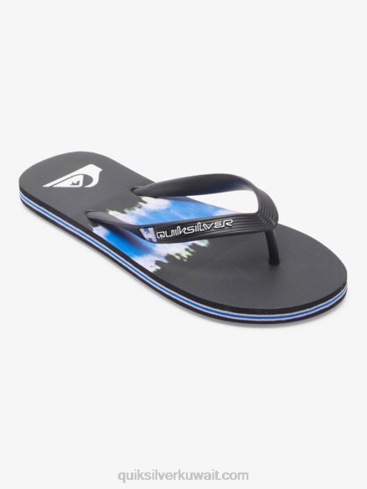 شبشب فن مولوكاي Quiksilver رجال 6800521 أسود