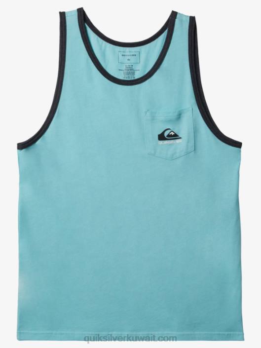 أومني تيشيرت بدون أكمام Quiksilver رجال 6800558 ملاك الخلنج الأزرق