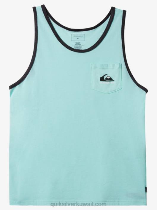 أومني تيشيرت بدون أكمام Quiksilver رجال 6800559 هيذر الزجاج الشاطئ