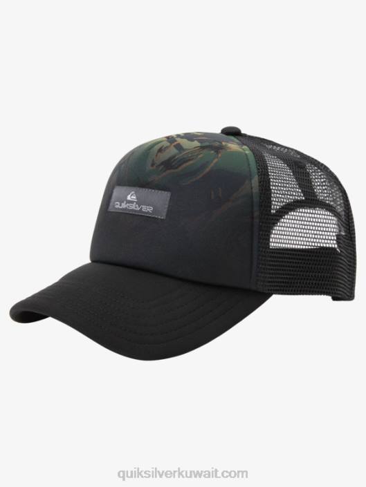 قبعة سائق شاحنة العقعق Quiksilver رجال 6800564 كامو بلاج
