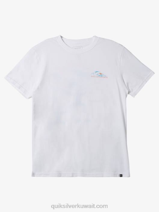 تي شيرت Quiksilver رجال 6800576 أبيض