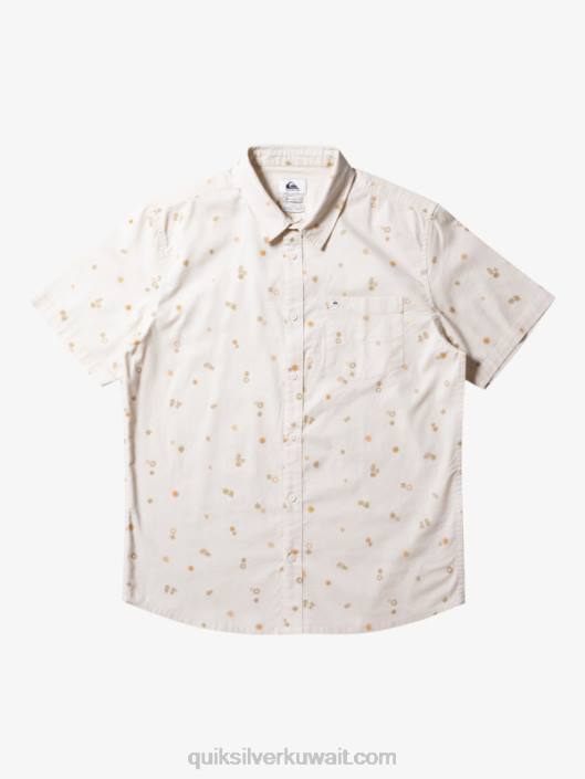 قميص بأكمام قصيرة الهذيان السلمي Quiksilver رجال 6800590 البتولا الهذيان السلمي SS