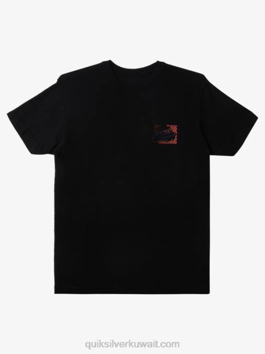 تي شيرت القوى العالمية الدولية Quiksilver رجال 6800597 أسود