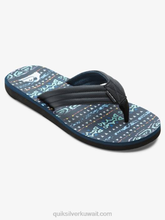 صندل بطبعة كارفر Quiksilver رجال 6800616 أزرق / أسود