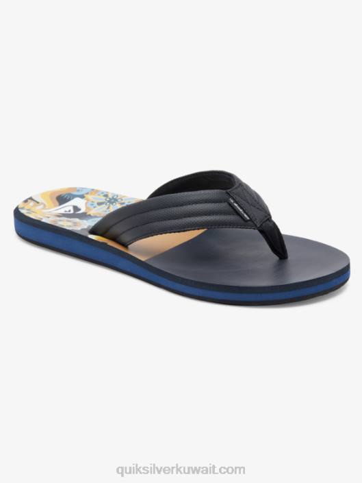 صندل بطبعة كارفر Quiksilver رجال 6800617 البني 1
