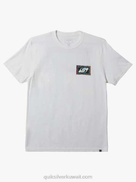 ردد فوز تي شيرت Quiksilver رجال 6800719 أبيض