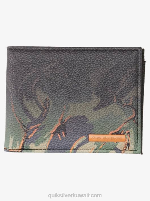محفظة ثلاثية قابلة للطي Quiksilver رجال 6800727 كامو بلاج