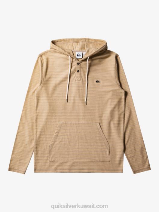 هودي كارلتون Quiksilver رجال 6800744 كارلتون تاوس رمادي مقلم