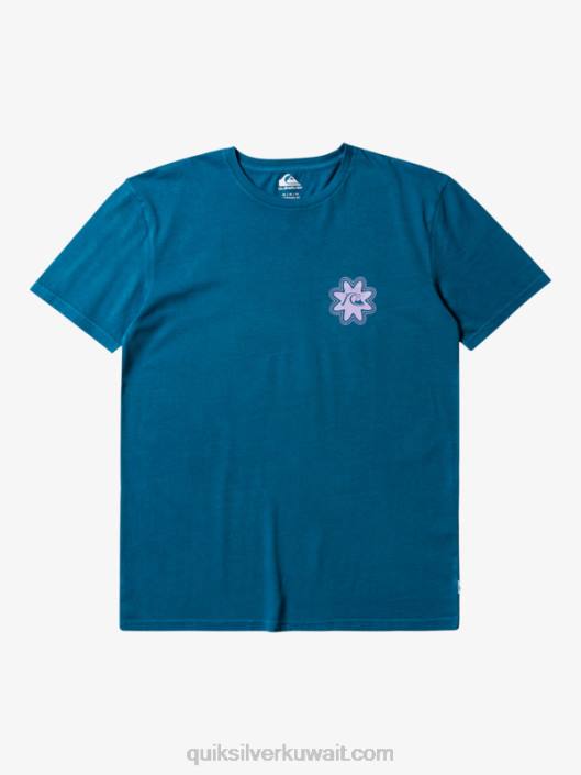 تي شيرت مخدر Quiksilver رجال 6800755 الأزرق المغربي