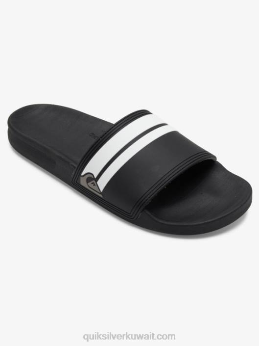 صندل منزلق ريفي Quiksilver رجال 6800760 أسود / أبيض