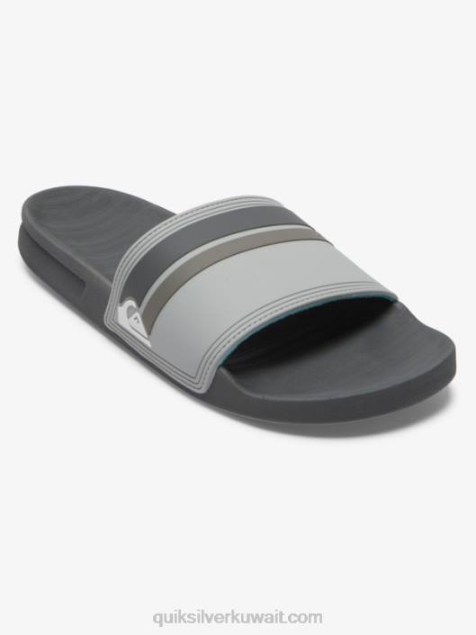 صندل منزلق ريفي Quiksilver رجال 6800762 رمادي 2