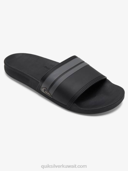 صندل منزلق ريفي Quiksilver رجال 6800763 أسود / رمادي