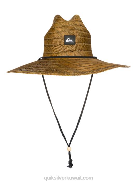 قبعة منقذ من القش Quiksilver رجال 6800802 بني غامق