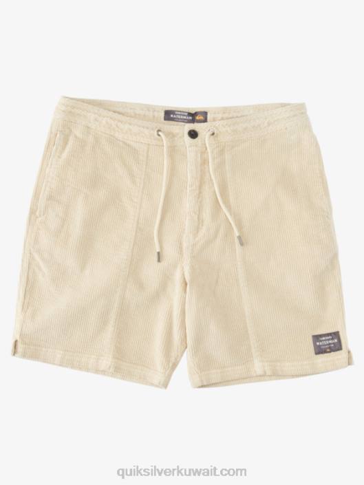 شورت ووترمان كوردي سروال قصير Quiksilver رجال 6800873 أرز بني