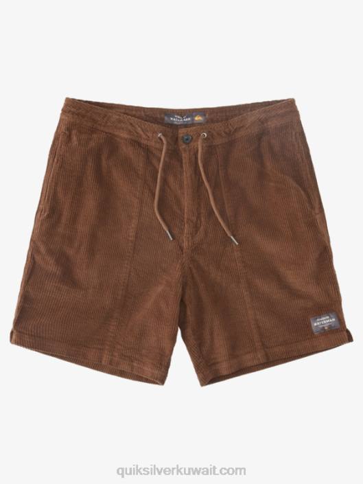 شورت ووترمان كوردي سروال قصير Quiksilver رجال 6800875 أرض مظلمة