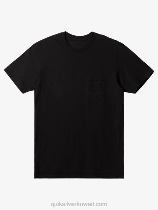 تي شيرت الجيب اليومي Quiksilver رجال 6800896 أسود