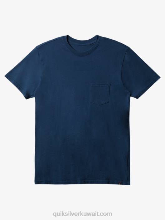 تي شيرت الجيب اليومي Quiksilver رجال 6800898 منتصف الليل البحرية