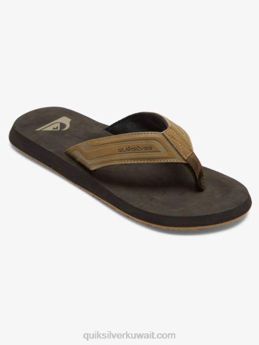 الصنادل الشريحة القرد وجع الأساسية Quiksilver رجال 6800973 تان 1