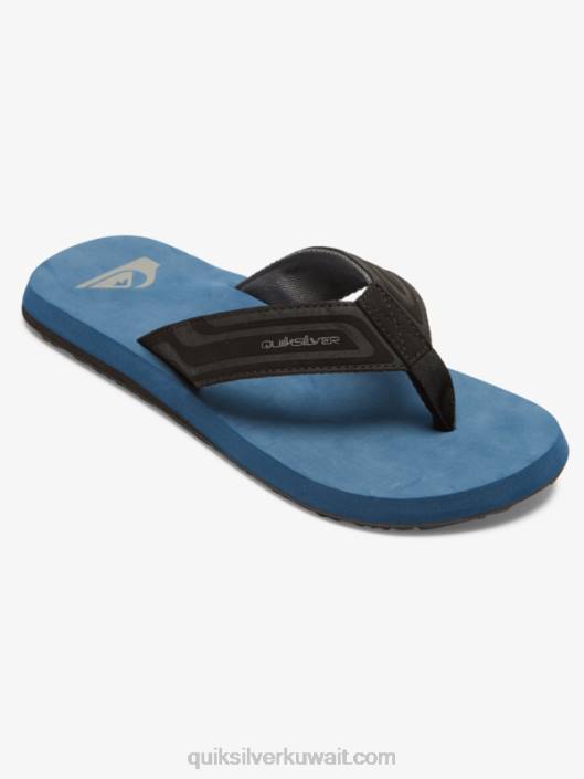 الصنادل الشريحة القرد وجع الأساسية Quiksilver رجال 6800975 أزرق 1