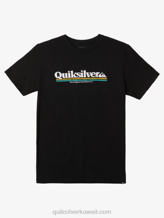 بين السطور تي شيرت Quiksilver رجال 6800976 أسود