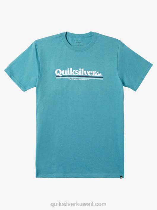 بين السطور تي شيرت Quiksilver رجال 6800980 بريتاني الأزرق