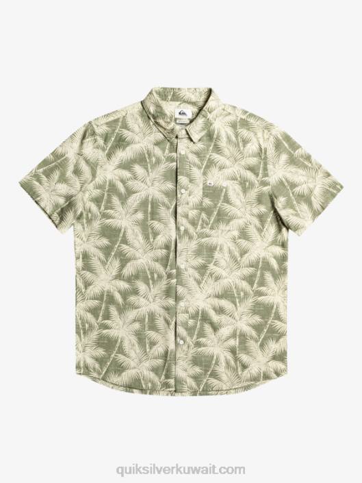 قميص قصير الأكمام عابرة Quiksilver رجال 6800996 أربع أوراق عابرة لحظة