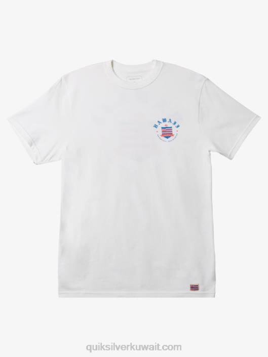 تي شيرت ملكي هاواي Quiksilver رجال 6800997 أبيض