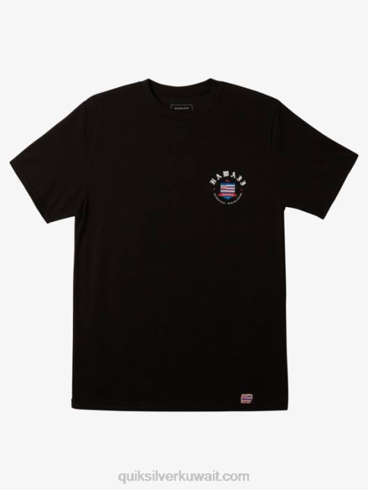 تي شيرت ملكي هاواي Quiksilver رجال 6800998 أسود