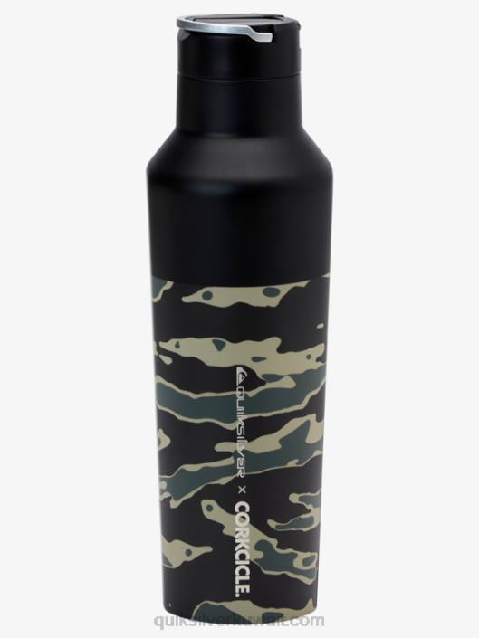 زجاجة ماء Quiksilver x Corkcicle رجال 68001182 طباعة كامو معركة حاسمة