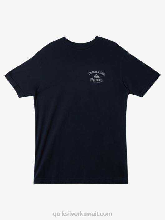 تي شيرت القفل Quiksilver x Pacifico رجال 68001 بليزر كحلي