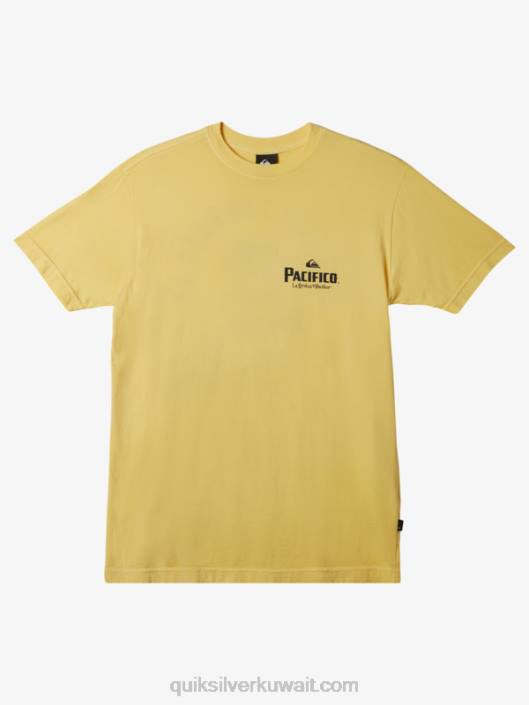 لا تقاتل القميص الرغوي Quiksilver x Pacifico رجال 680012 ذهب