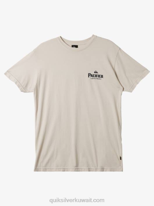 تي شيرت المشاعر الخلابة Quiksilver x Pacifico رجال 68009 حجر