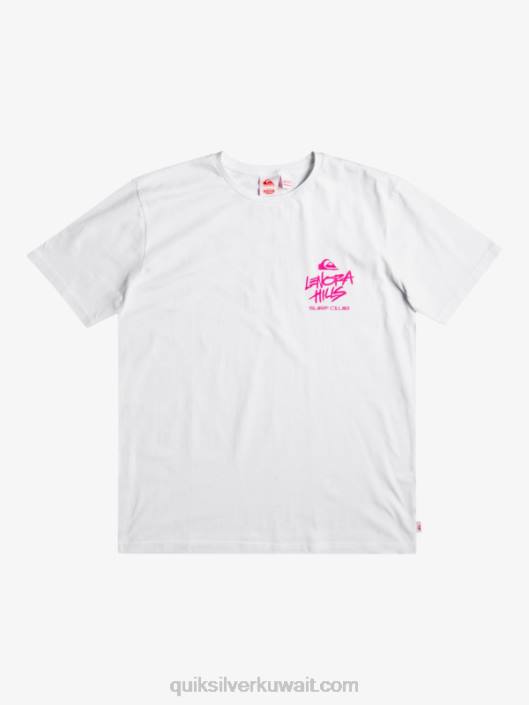 أشياء تي شيرت لينورا Quiksilver x Stranger رجال 68001839 أبيض