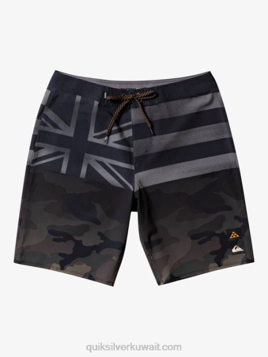 Surfsilk هاواي برايد 20 شورت Quiksilver رجال 6800181 أسود