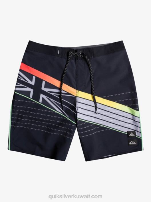Surfsilk Hawaii Core 20 شورت Quiksilver رجال 68001887 أسود