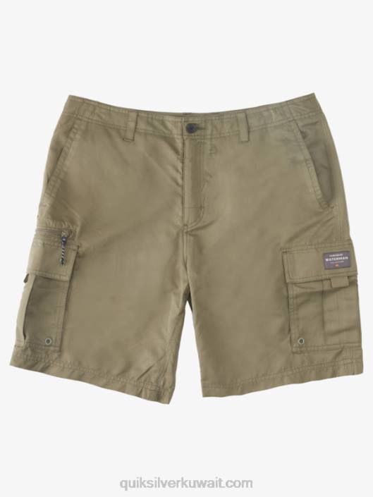 Waterman جزر المالديف البضائع 20 شورت Quiksilver رجال 6800787 زيتون مغبر