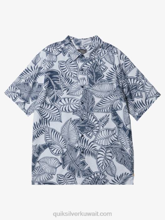 قميص Waterman Siesta بأكمام قصيرة Quiksilver رجال 68001364 الأزرق الرئيسي