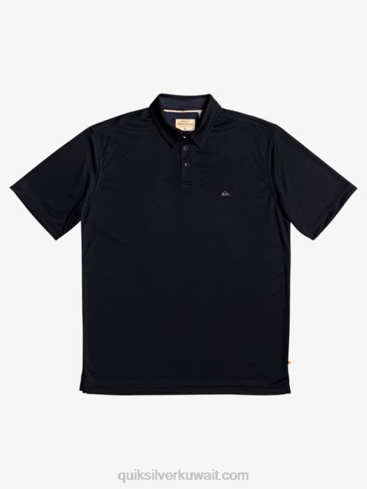 قميص بولو Waterman Water بأكمام قصيرة Quiksilver رجال 680098 أسود