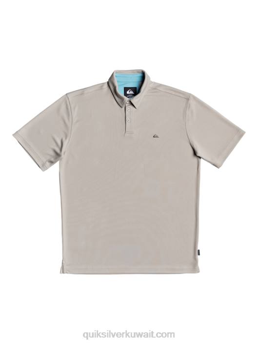 قميص بولو Waterman Water بأكمام قصيرة Quiksilver رجال 680099 رمادي الصوان