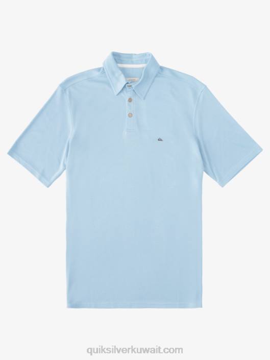 Waterman Waterpolo قميص بولو بأكمام قصيرة Quiksilver رجال 6800248 الغسق الأزرق