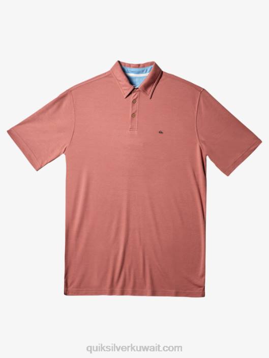 Waterman Waterpolo قميص بولو بأكمام قصيرة Quiksilver رجال 6800249 ارتفع الرماد