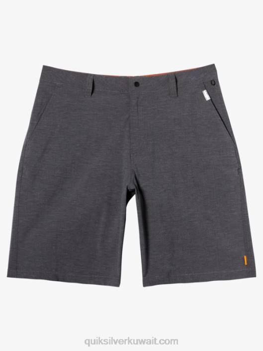 Waterman backwater 20 شورتًا برمائيًا Quiksilver رجال 6800774 أسود