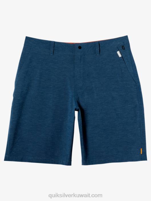 Waterman backwater 20 شورتًا برمائيًا Quiksilver رجال 6800775 الراية الزرقاء