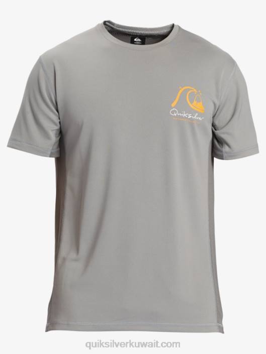 تي شيرت Waterman bamboo check 2 upf 50 قصير الأكمام Quiksilver رجال 6800274 جلد القرش