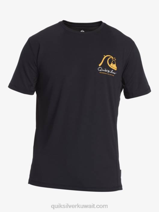 تي شيرت Waterman bamboo check 2 upf 50 قصير الأكمام Quiksilver رجال 6800276 أسود